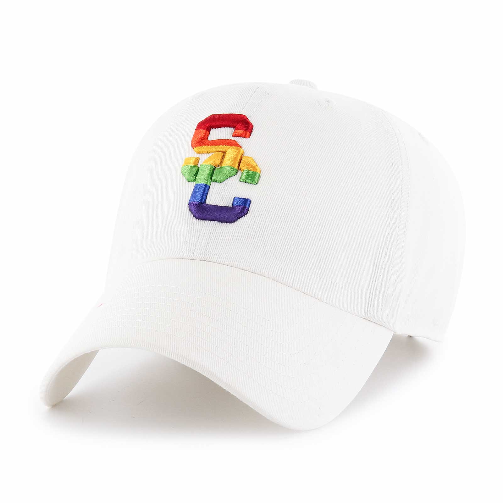 USC Trojans Men's Team Trojan Rainbow SC Interlock Hat | USC